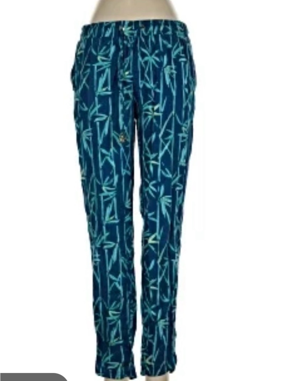 Lilly Pulitzer Piper Crop Pants Bamboo Print Crop Pants - Picture 2 of 8